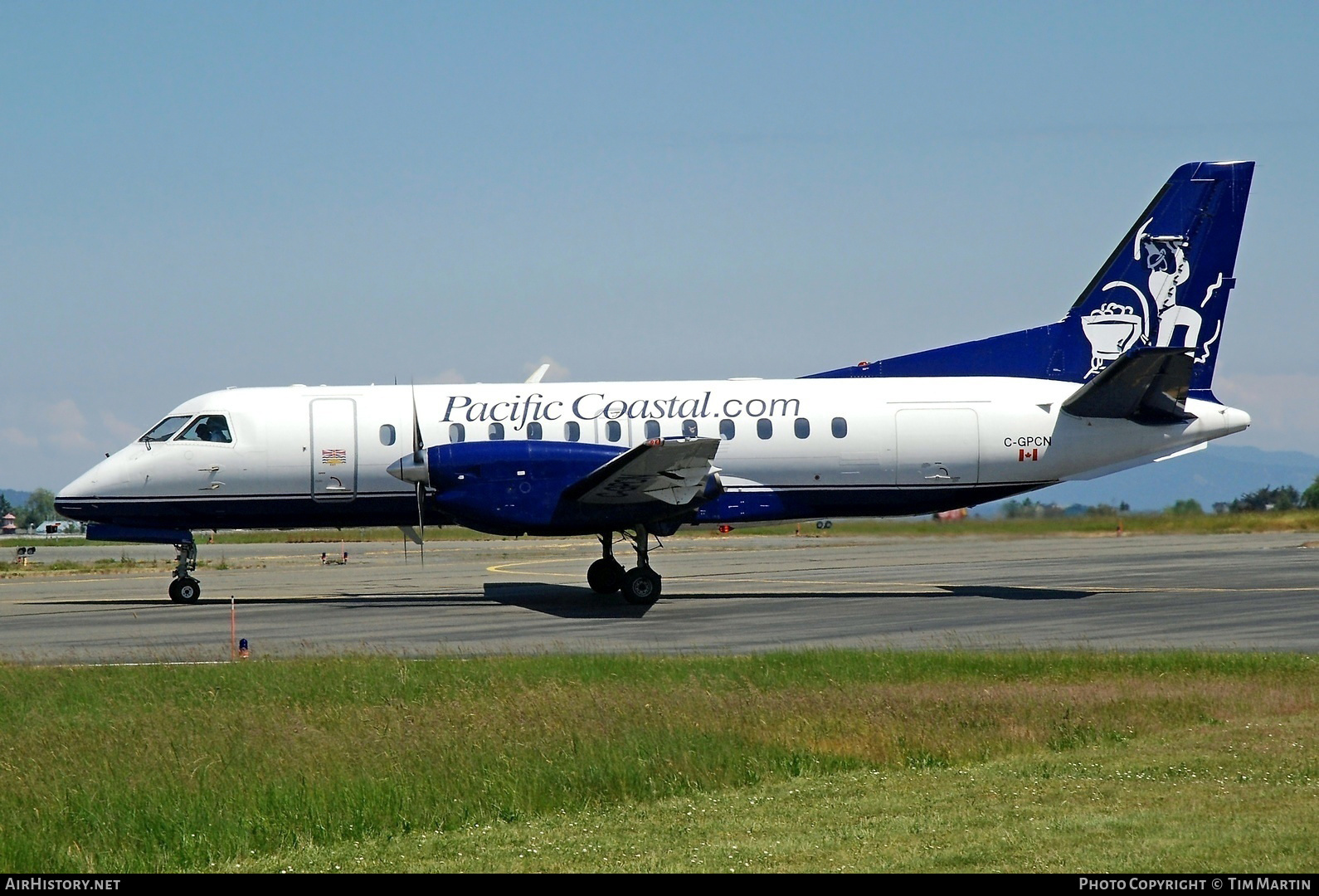 Aircraft Photo of C-GPCN | Saab-Fairchild SF-340A | Pacific Coastal Airlines | AirHistory.net #219629