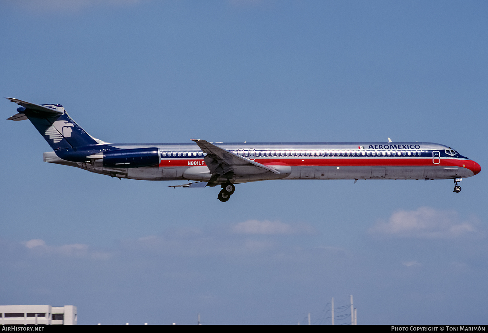 Aircraft Photo of N881LF | McDonnell Douglas MD-83 (DC-9-83) | AeroMéxico | AirHistory.net #219631