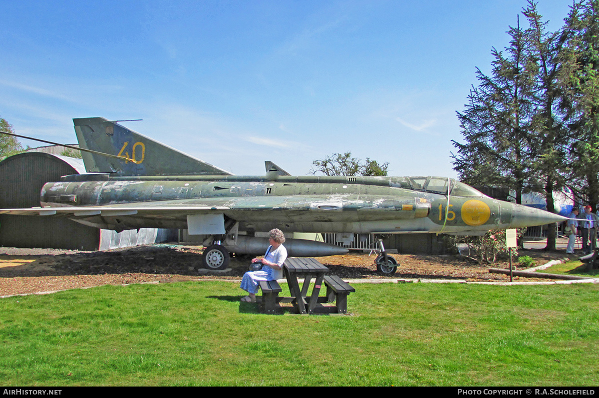 Aircraft Photo of 35075 | Saab J35A Draken | Sweden - Air Force | AirHistory.net #219637