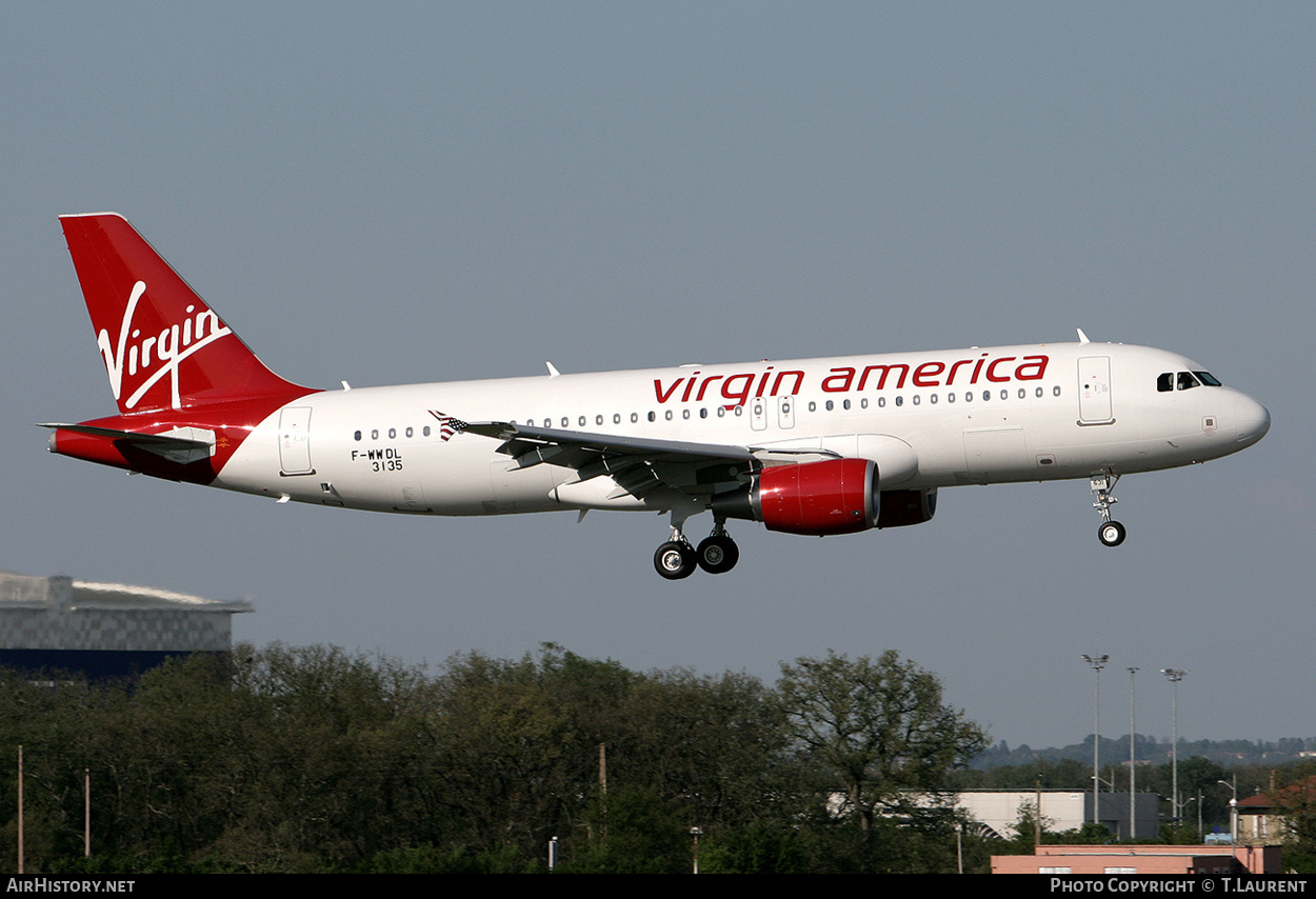 Aircraft Photo of F-WWDL | Airbus A320-214 | Virgin America | AirHistory.net #219656