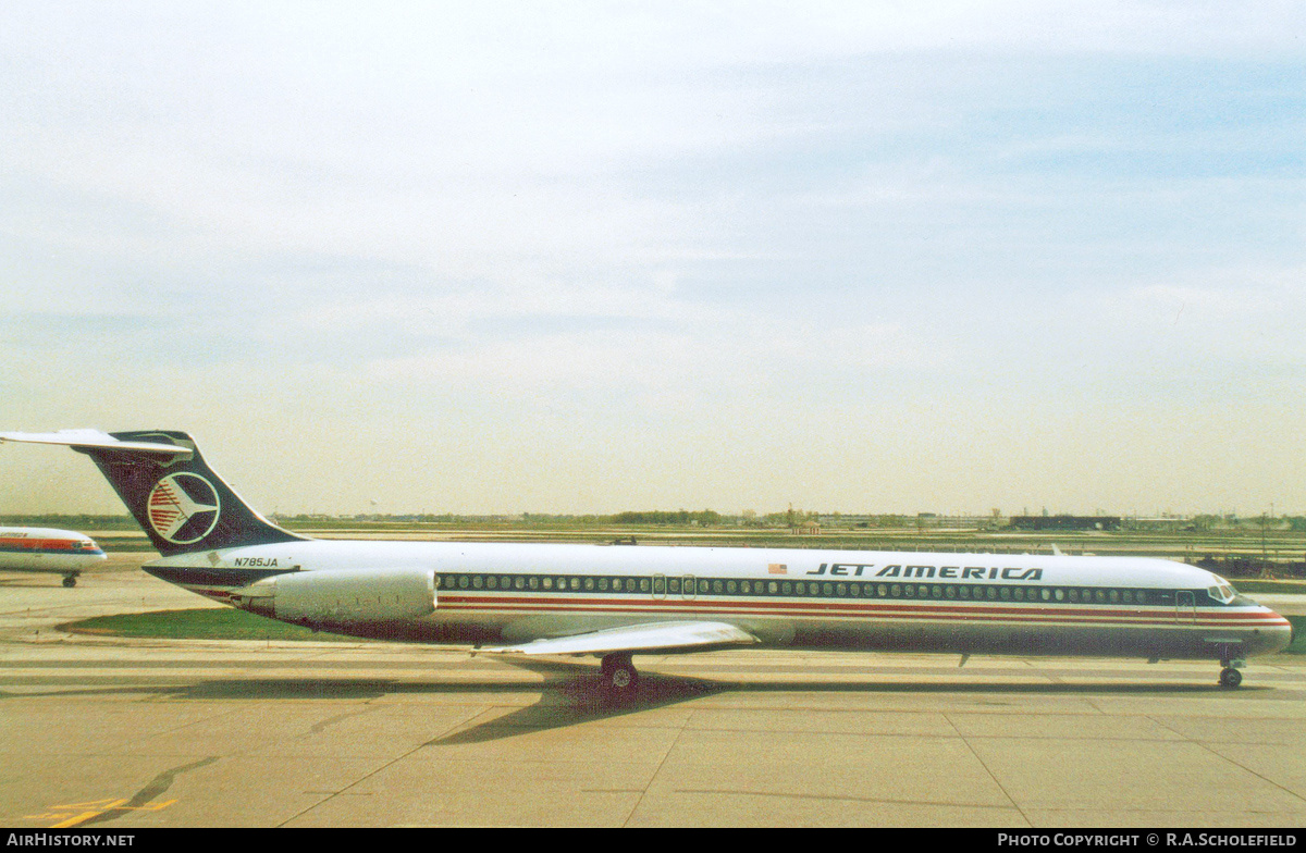 Aircraft Photo of N785JA | McDonnell Douglas MD-82 (DC-9-82) | Jet America Airlines | AirHistory.net #219667