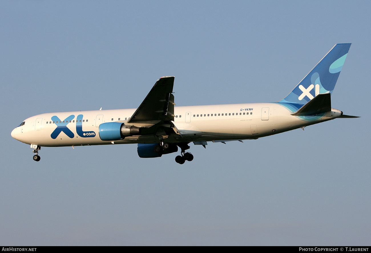 Aircraft Photo of G-VKNH | Boeing 767-3Y0/ER | XL Airways | AirHistory.net #219713