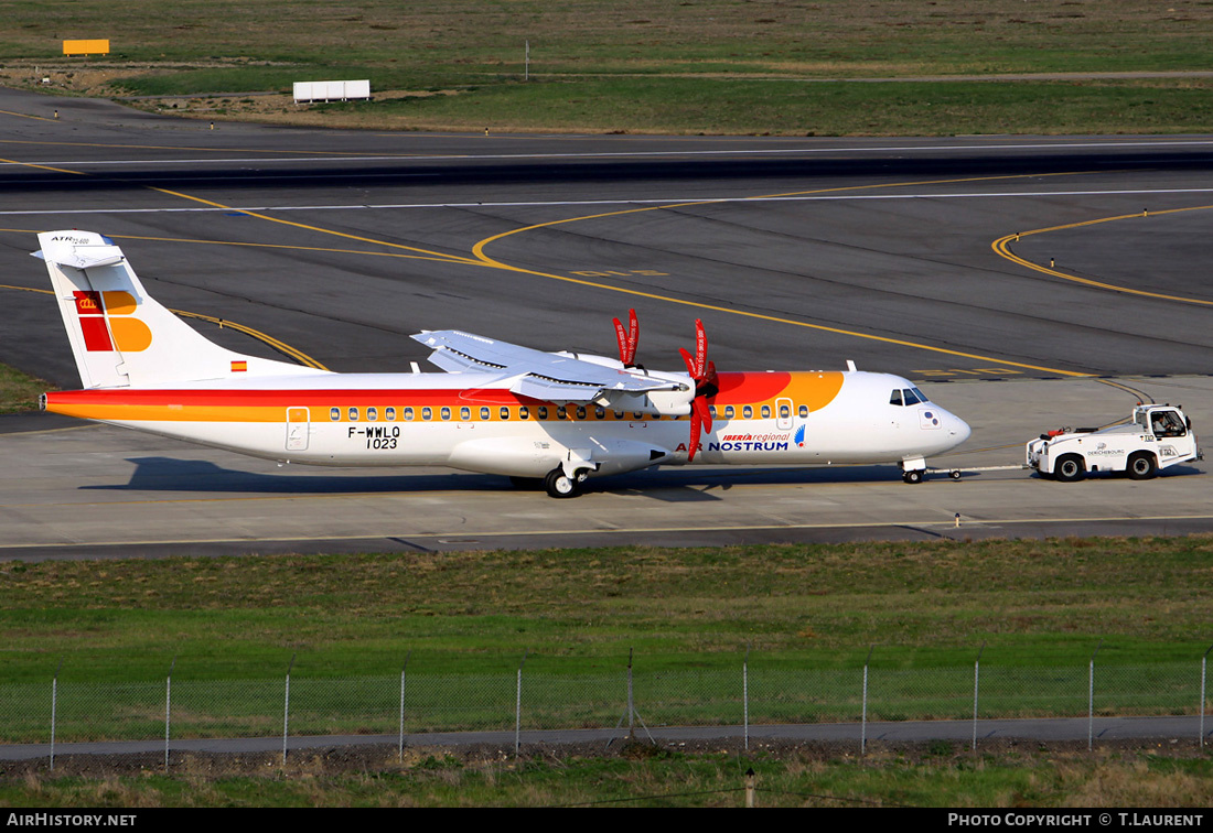 Aircraft Photo of F-WWLQ | ATR ATR-72-600 (ATR-72-212A) | Iberia Regional | AirHistory.net #219714