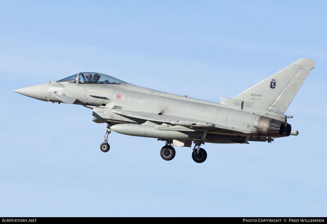 Aircraft Photo of MM7328 | Eurofighter F-2000A Typhoon | Italy - Air Force | AirHistory.net #219716