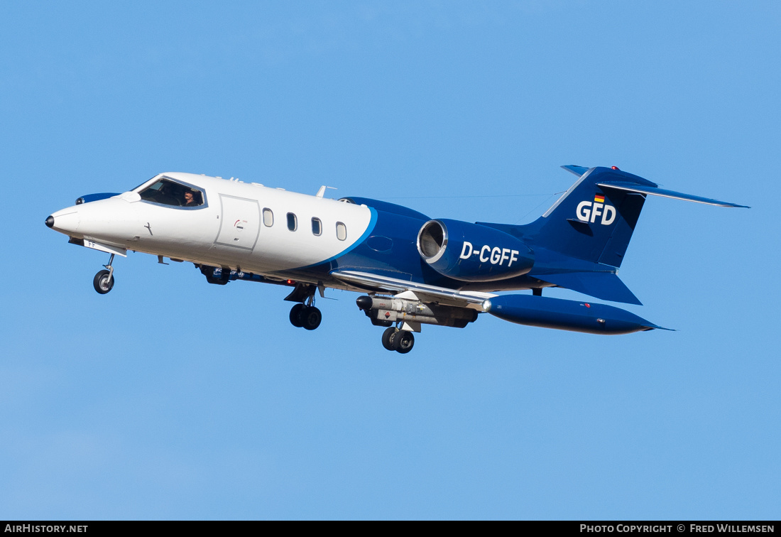 Aircraft Photo of D-CGFF | Gates Learjet 36A | GFD - Gesellschaft für Flugzieldarstellung | AirHistory.net #219717