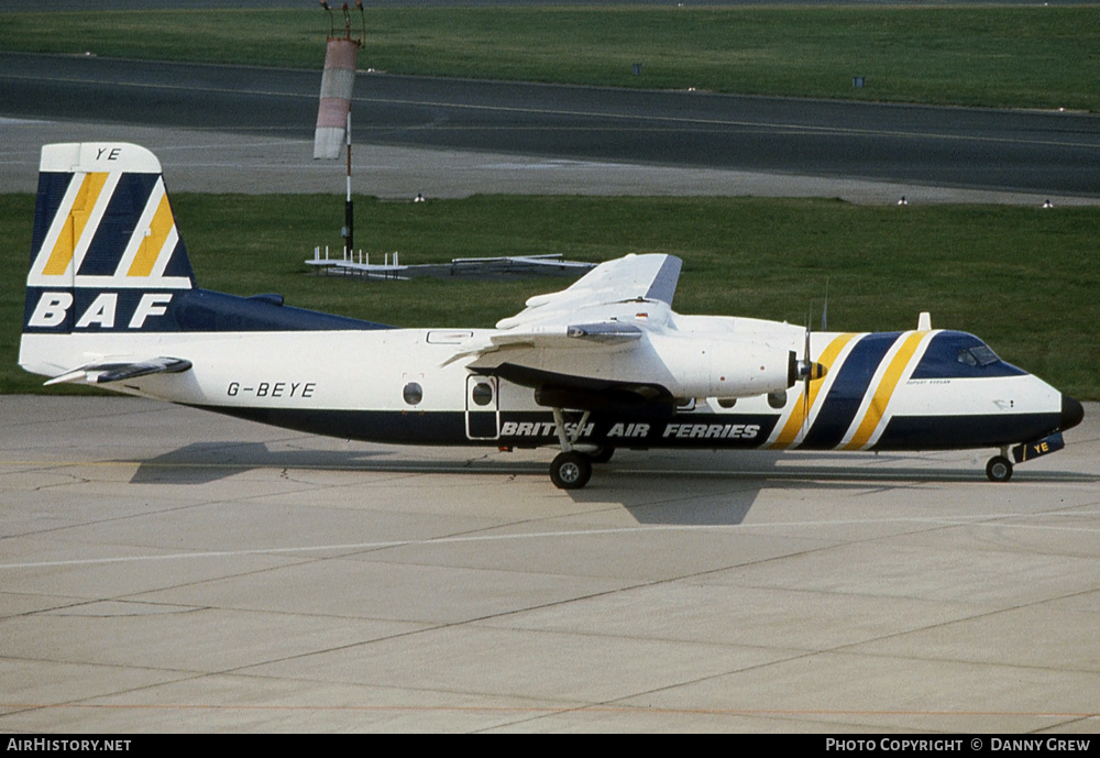 Aircraft Photo of G-BEYE | Handley Page HPR-7 Herald 401 | British Air Ferries - BAF | AirHistory.net #219718