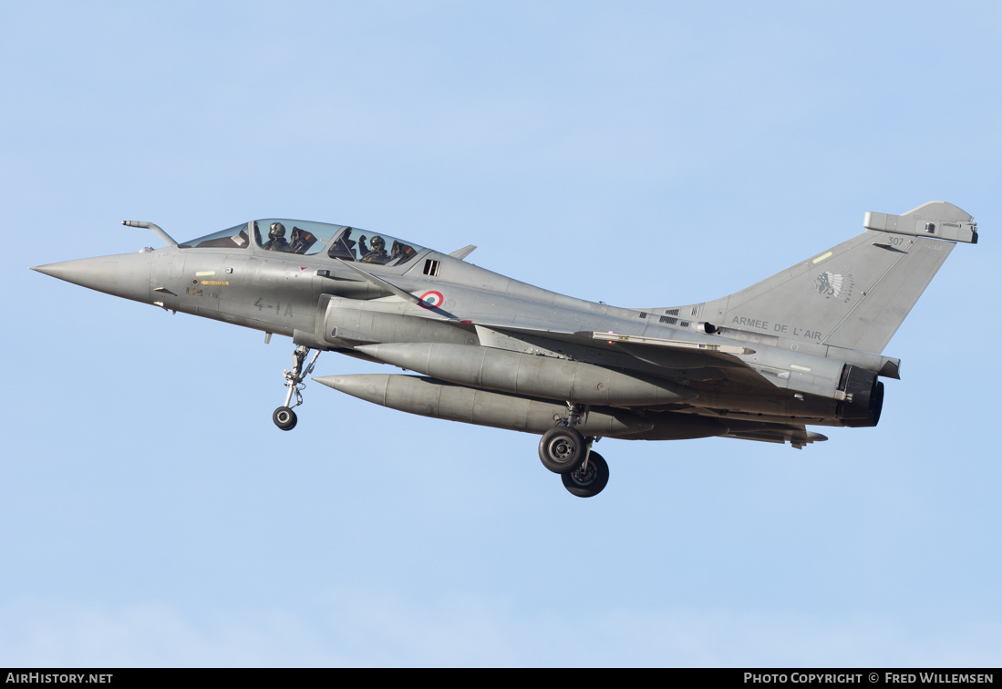 Aircraft Photo of 307 | Dassault Rafale B | France - Air Force | AirHistory.net #219719