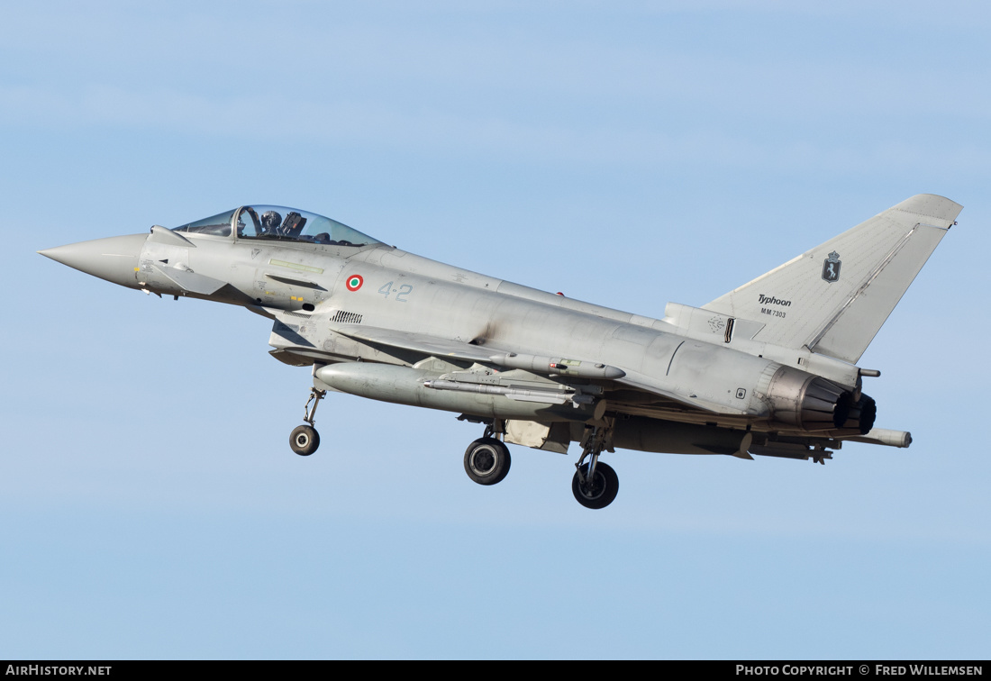 Aircraft Photo of MM7303 | Eurofighter F-2000A Typhoon | Italy - Air Force | AirHistory.net #219781