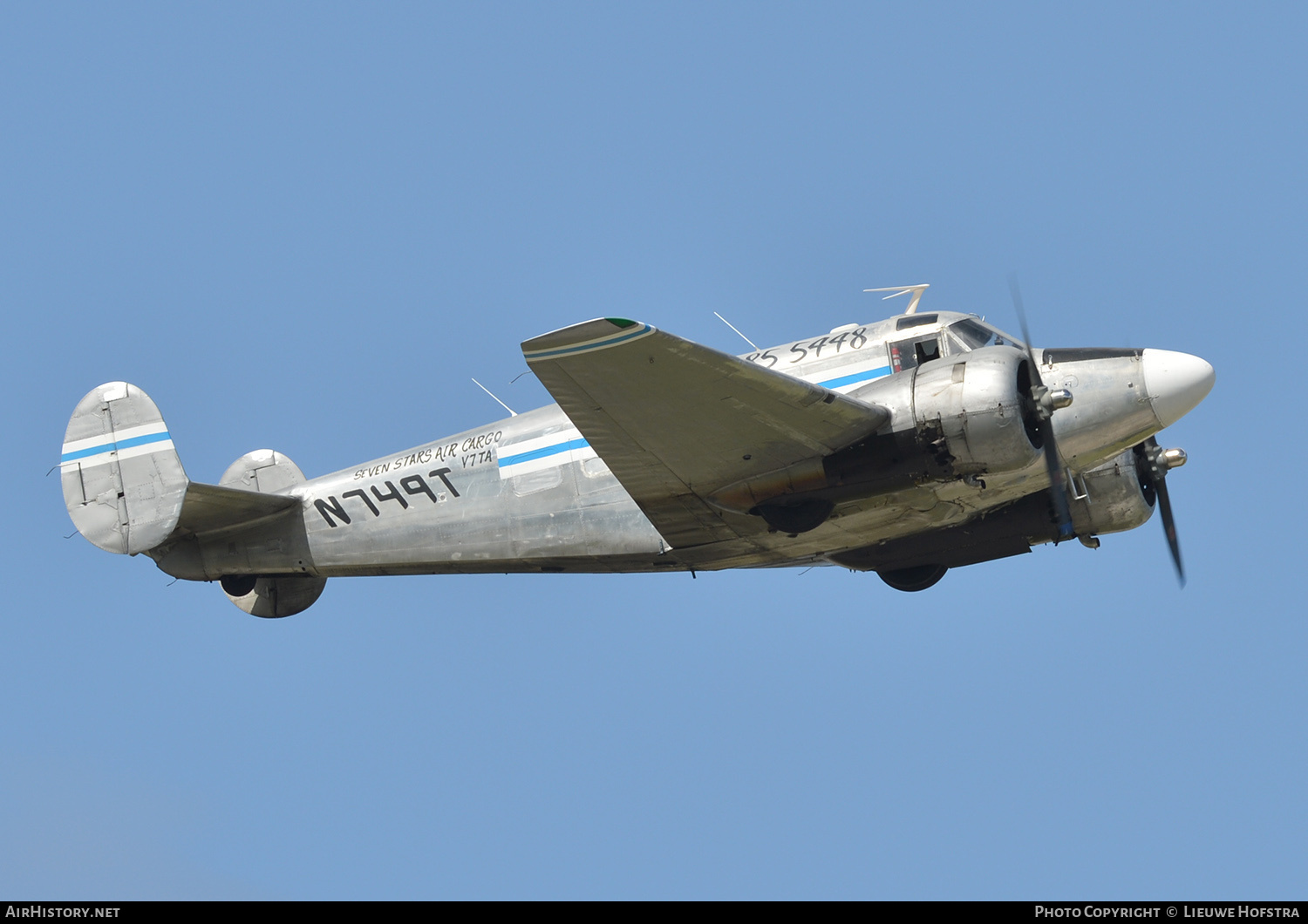 Aircraft Photo of N749T | Beech C-45G Expeditor | Seven Stars Air Cargo | AirHistory.net #219802