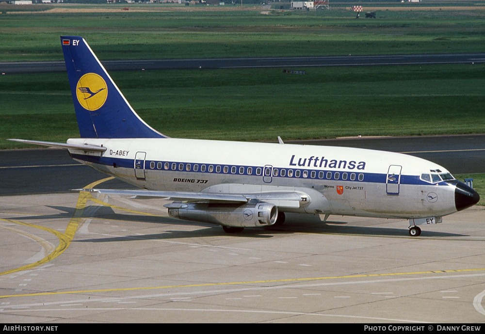 Aircraft Photo of D-ABEY | Boeing 737-130 | Lufthansa | AirHistory.net #219826