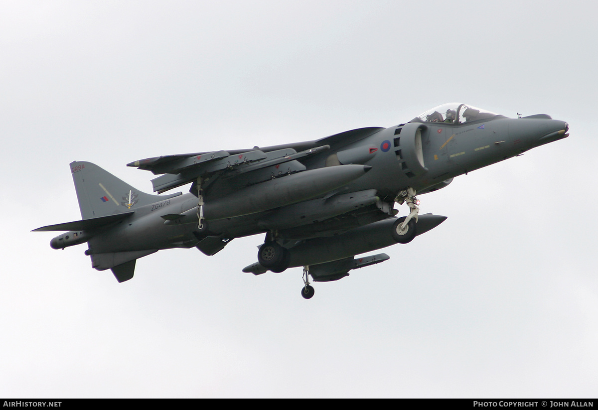 Aircraft Photo of ZG478 | British Aerospace Harrier GR9A | UK - Air Force | AirHistory.net #219837