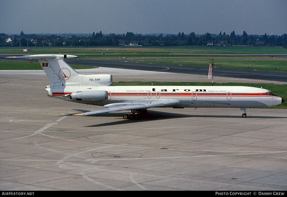 Aircraft Photo of YR-TPF | Tupolev Tu-154B-1 | TAROM - Transporturile Aeriene Române | AirHistory.net #219838