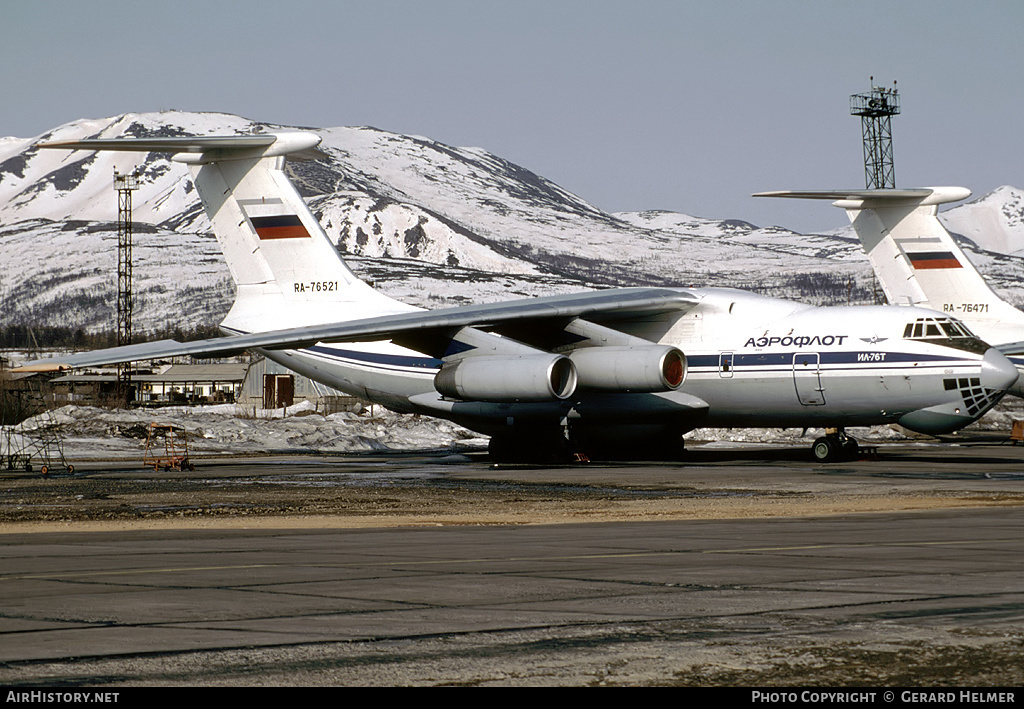 Aircraft Photo of RA-76521 | Ilyushin Il-76T | Aeroflot | AirHistory.net #219850