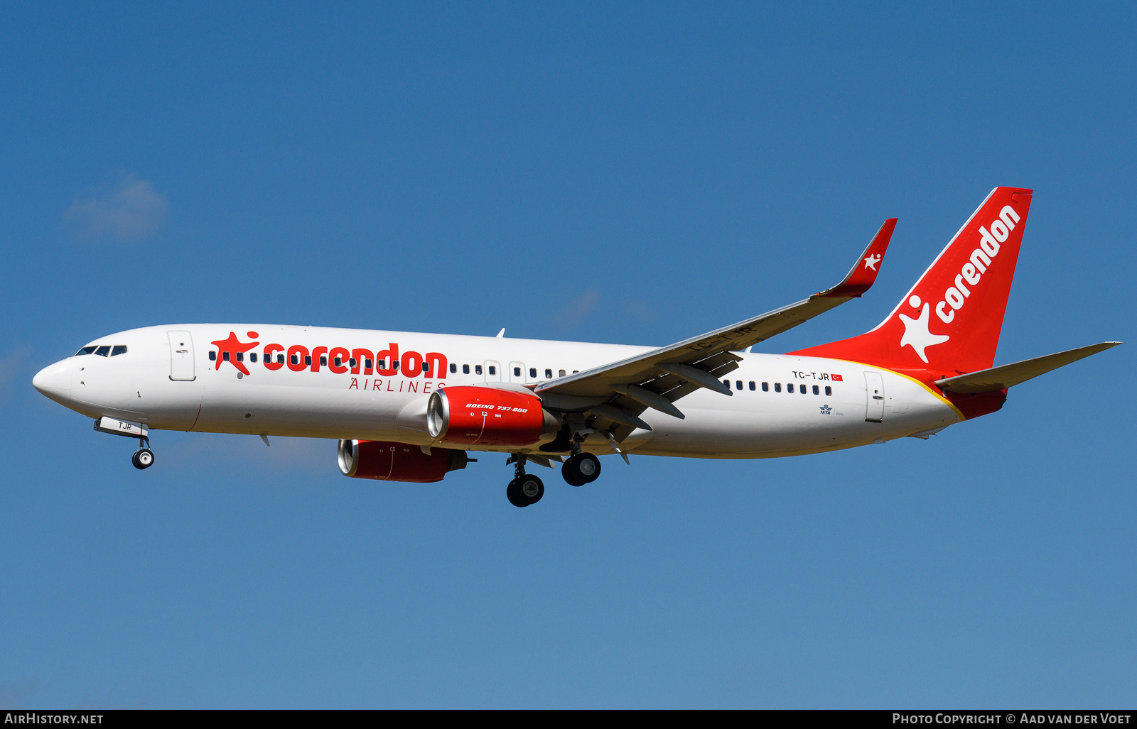 Aircraft Photo of TC-TJR | Boeing 737-82R | Corendon Airlines | AirHistory.net #219866