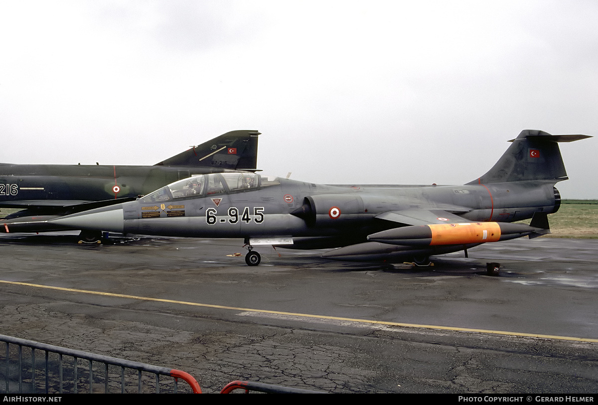 Aircraft Photo of 67-5945 | Lockheed TF-104G Starfighter | Turkey - Air Force | AirHistory.net #219878