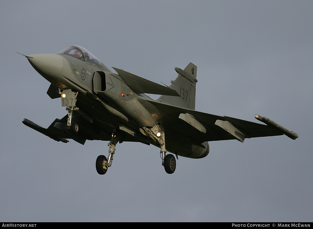 Aircraft Photo of 39137 | Saab JAS 39A Gripen | Sweden - Air Force | AirHistory.net #219900