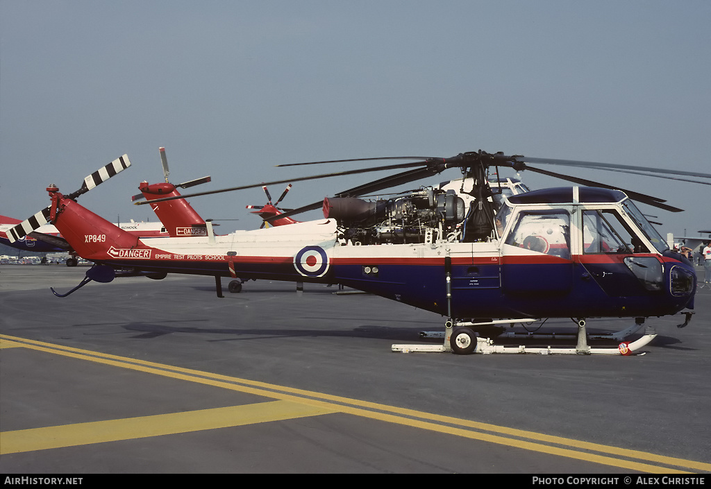 Aircraft Photo of XP849 | Westland Scout AH1 (P-531-2) | UK - Air Force | AirHistory.net #219914