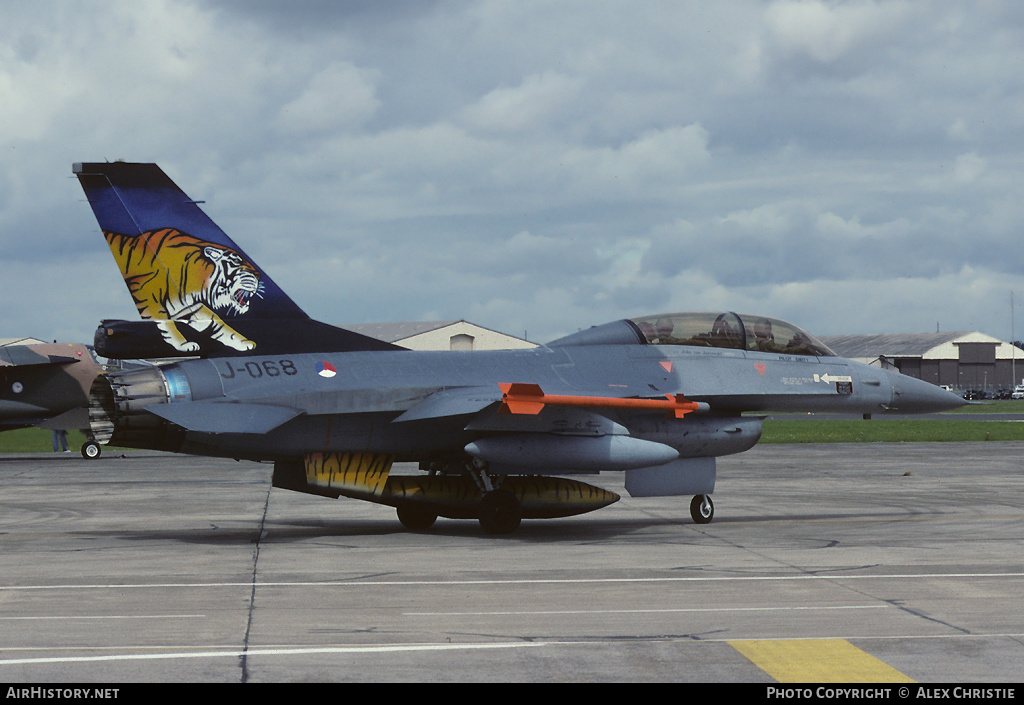 Aircraft Photo of J-068 | General Dynamics F-16B Fighting Falcon | Netherlands - Air Force | AirHistory.net #219934