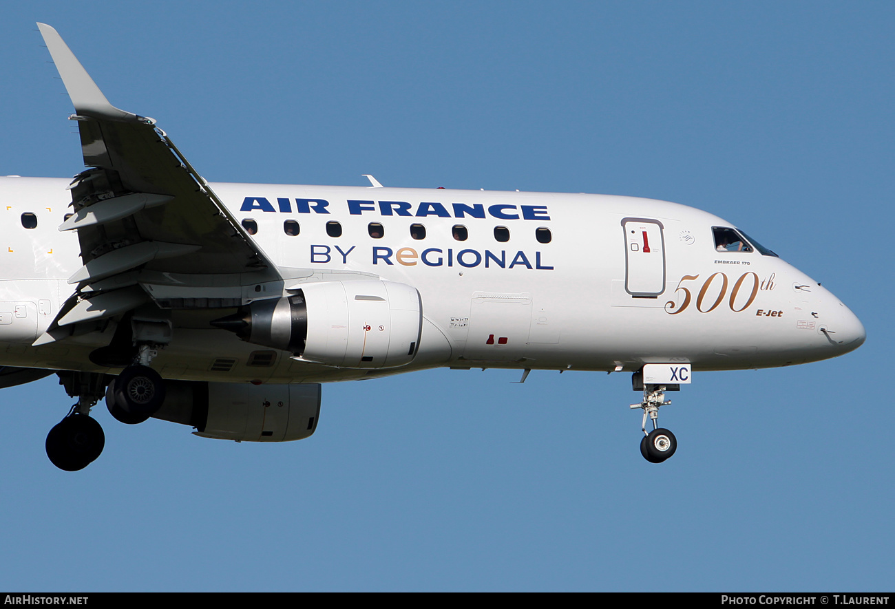 Aircraft Photo of F-HBXC | Embraer 170STD (ERJ-170-100STD) | Air France | AirHistory.net #219955