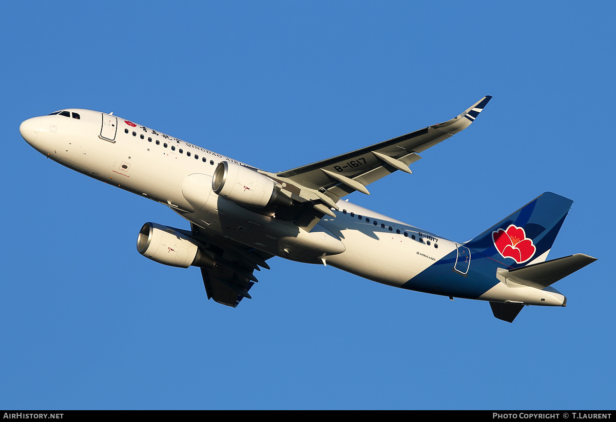 Aircraft Photo of B-1617 | Airbus A320-214 | Qingdao Airlines | AirHistory.net #219956