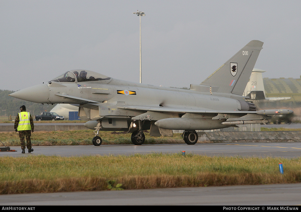 Aircraft Photo of ZJ939 | Eurofighter EF-2000 Typhoon F2 | UK - Air Force | AirHistory.net #219958