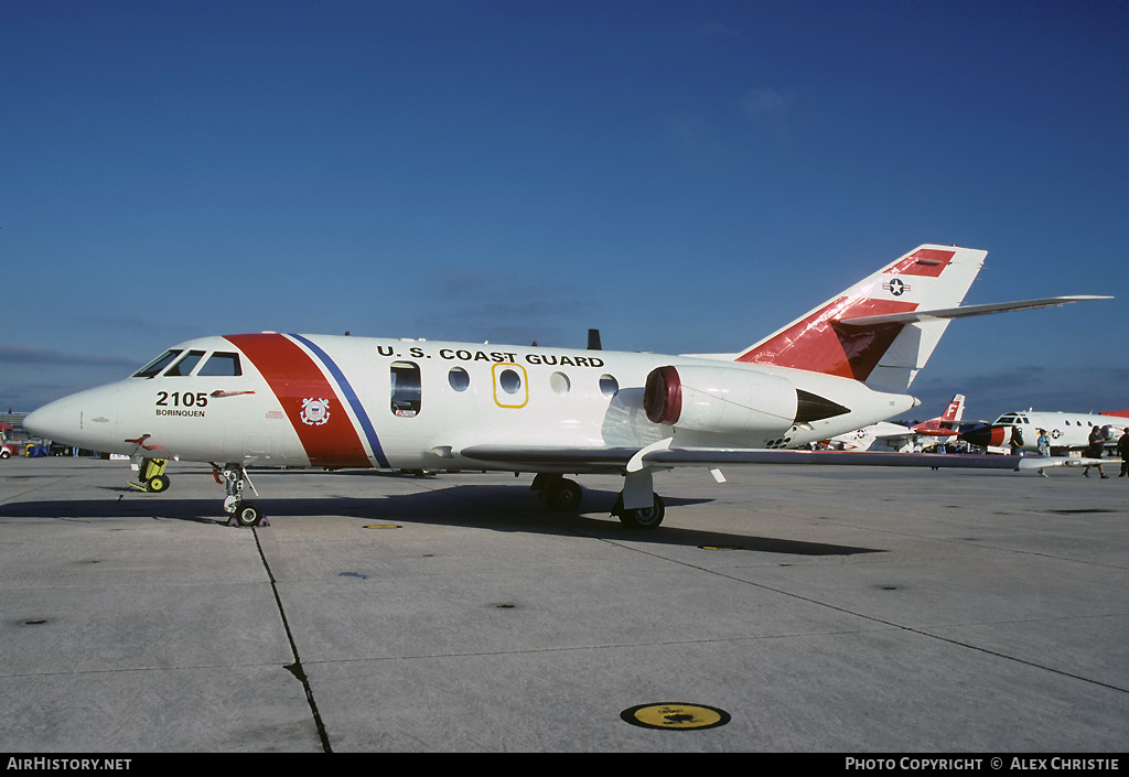 Aircraft Photo of 2105 | Dassault HU-25A Guardian (20G) | USA - Coast Guard | AirHistory.net #219968