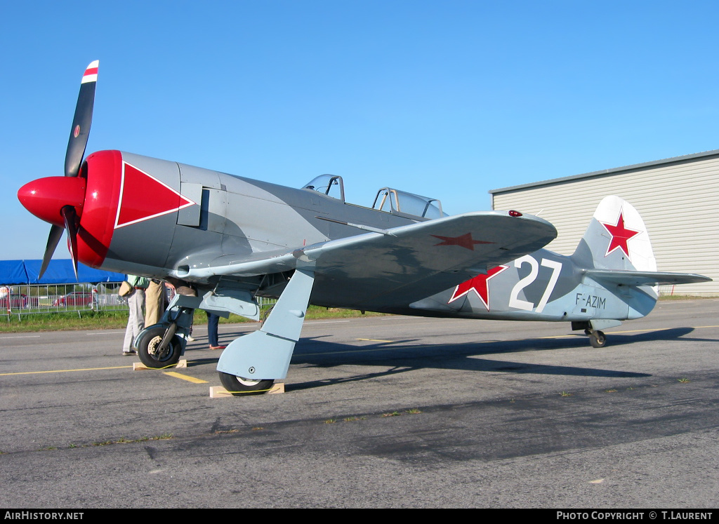 Aircraft Photo of F-AZIM / 27 white | Yakovlev Yak-3U | Soviet Union - Air Force | AirHistory.net #219976