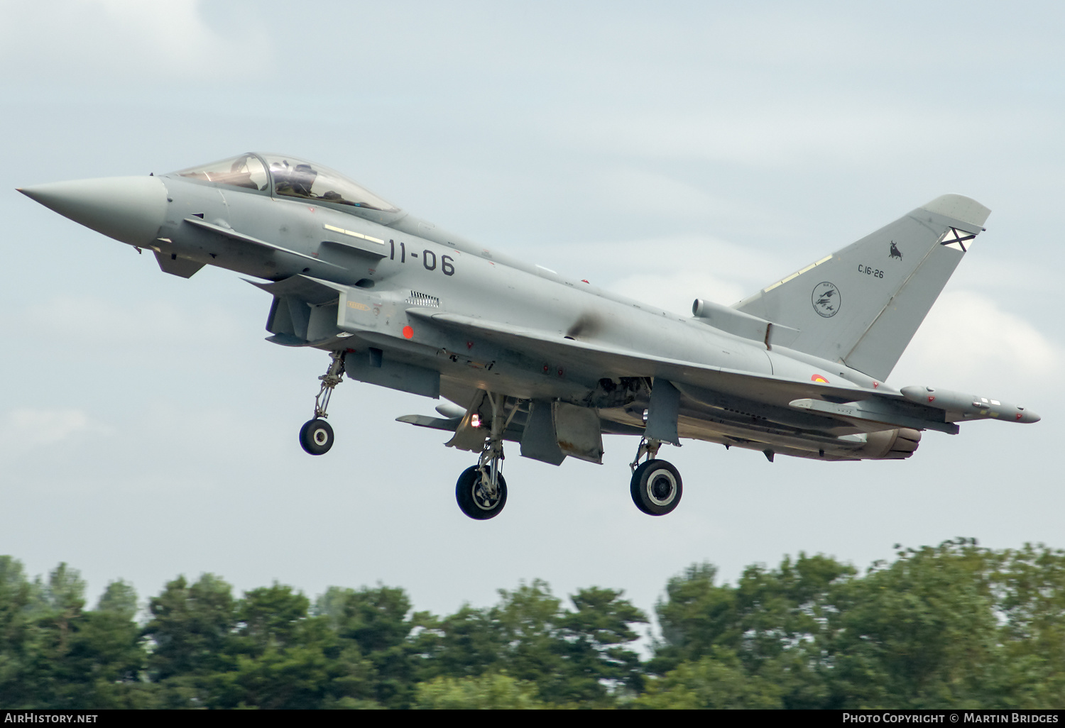 Aircraft Photo of C.16-26 | Eurofighter EF-2000 Typhoon S | Spain - Air Force | AirHistory.net #219982