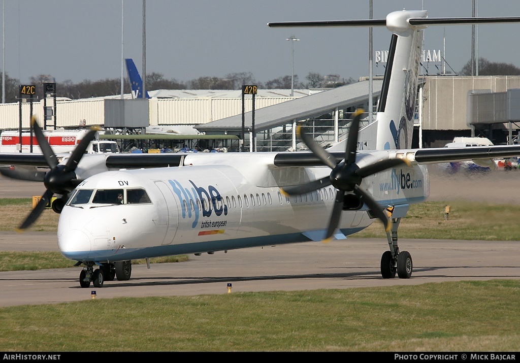 Aircraft Photo of G-JEDV | Bombardier DHC-8-402 Dash 8 | Flybe - British European | AirHistory.net #220001