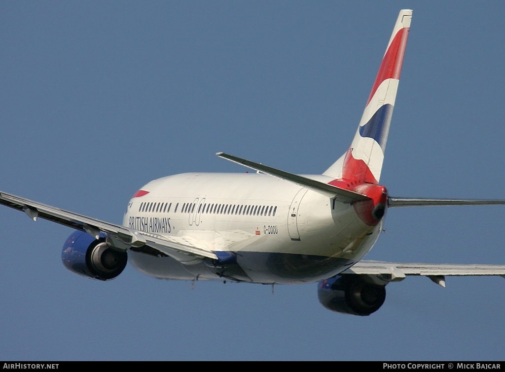 Aircraft Photo of G-DOCU | Boeing 737-436 | British Airways | AirHistory.net #220003