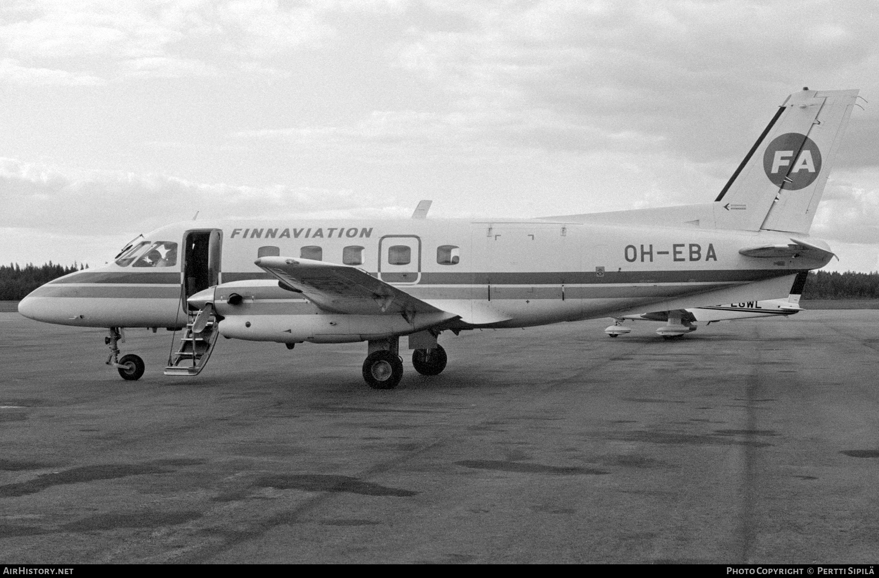 Aircraft Photo of OH-EBA | Embraer EMB-110P1 Bandeirante | Finnaviation | AirHistory.net #220020