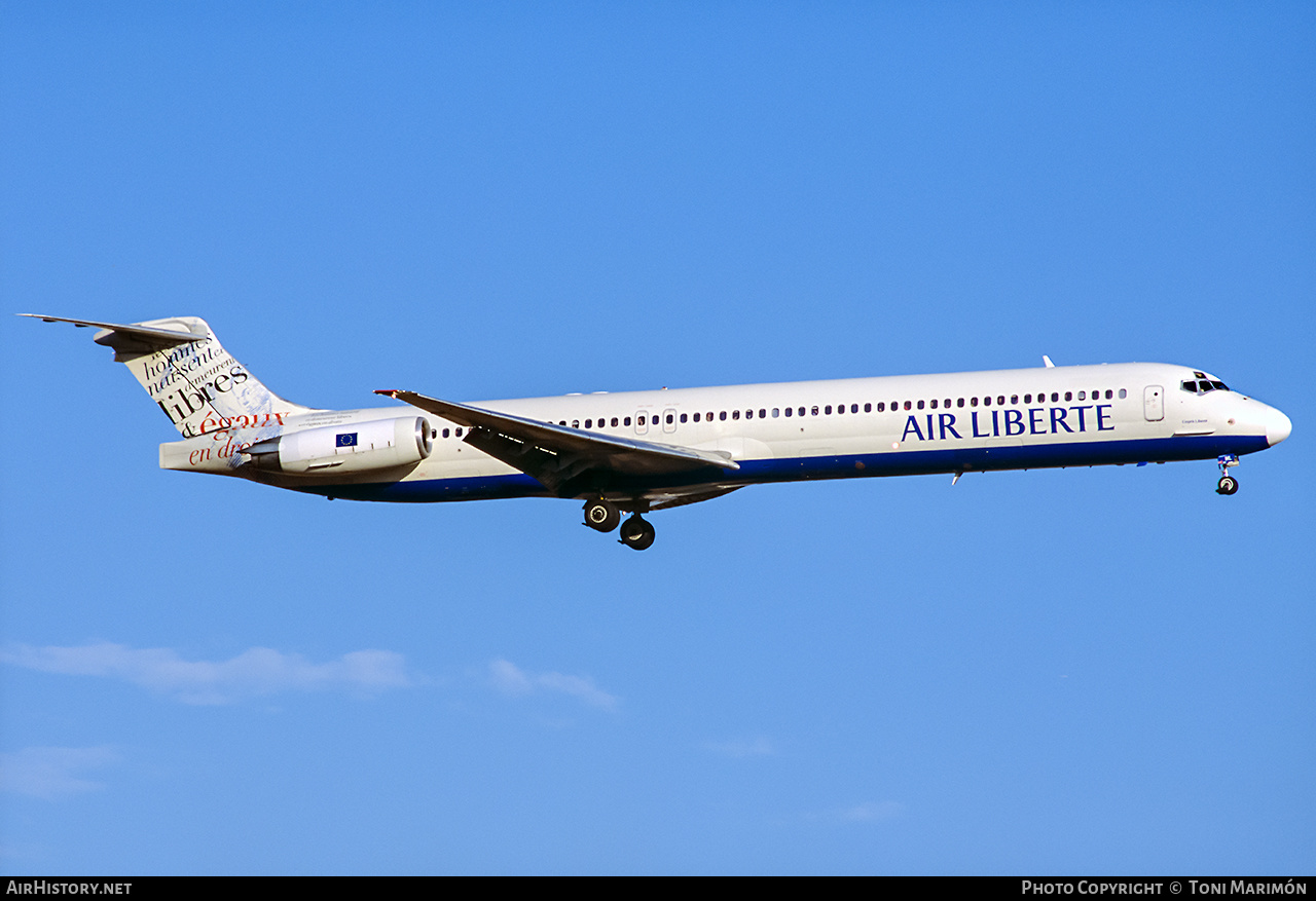 Aircraft Photo of F-GRML | McDonnell Douglas MD-83 (DC-9-83) | Air Liberté | AirHistory.net #220040