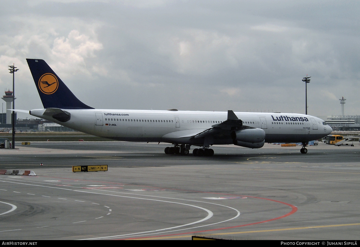 Aircraft Photo of D-AIGL | Airbus A340-313X | Lufthansa | AirHistory.net #220042
