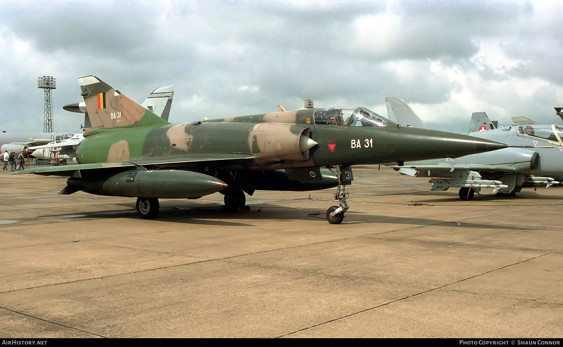 Aircraft Photo of BA31 | Dassault Mirage 5BA | Belgium - Air Force | AirHistory.net #220048