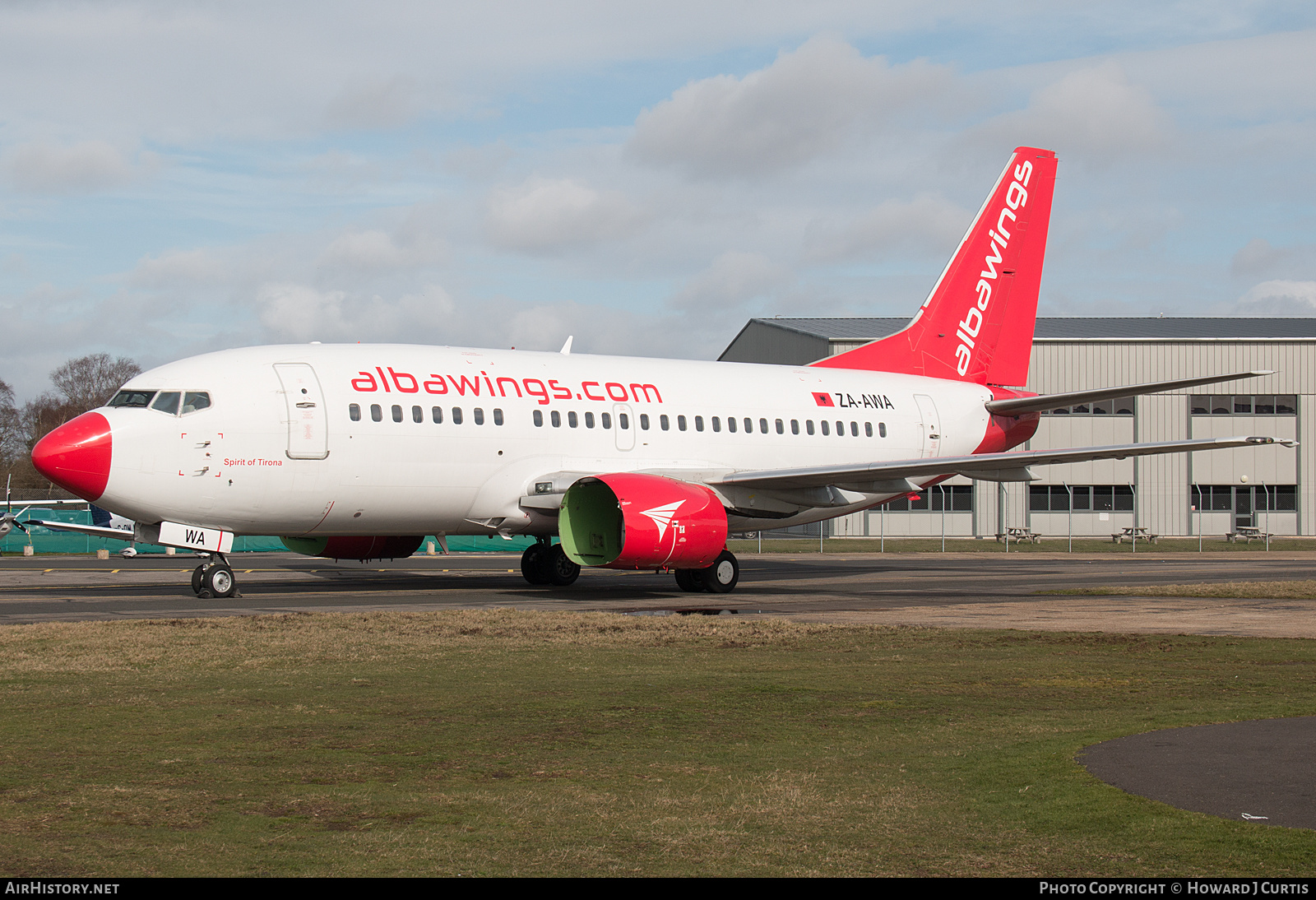 Aircraft Photo of ZA-AWA | Boeing 737-5K5 | Albawings | AirHistory.net #220079