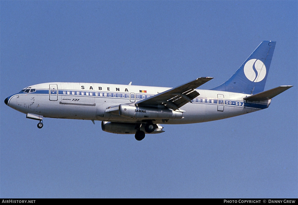 Aircraft Photo of OO-SDJ | Boeing 737-229C/Adv | Sabena | AirHistory.net #220121