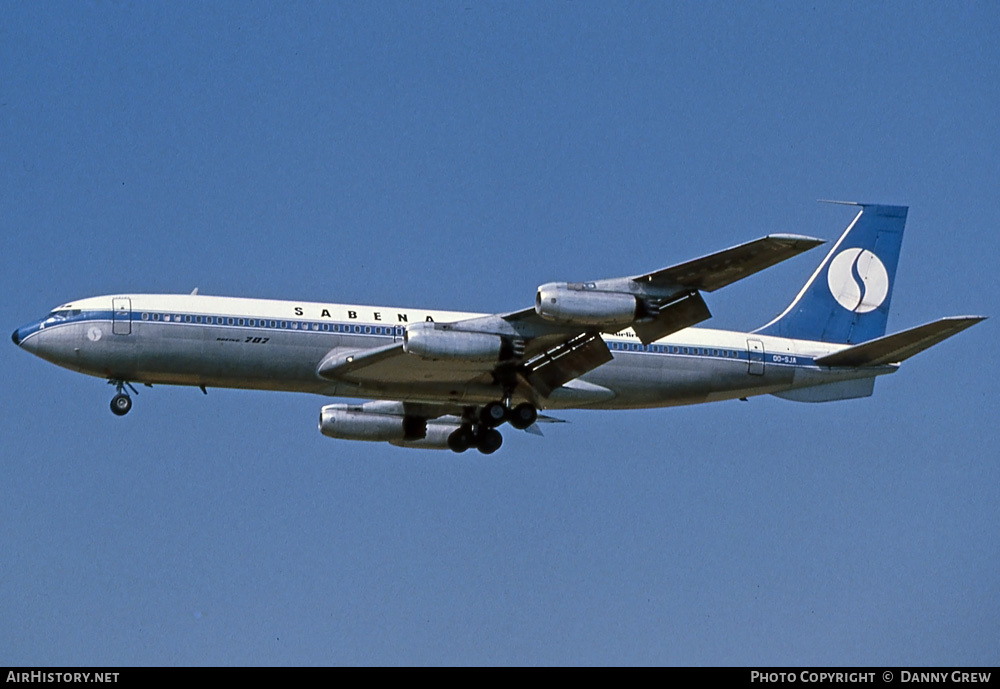 Aircraft Photo of OO-SJA | Boeing 707-329 | Sabena | AirHistory.net #220144