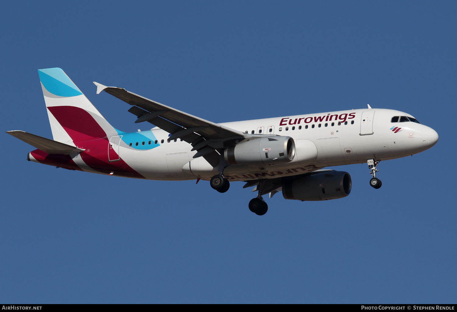 Aircraft Photo of OE-LYZ | Airbus A319-132 | Eurowings | AirHistory.net #220145