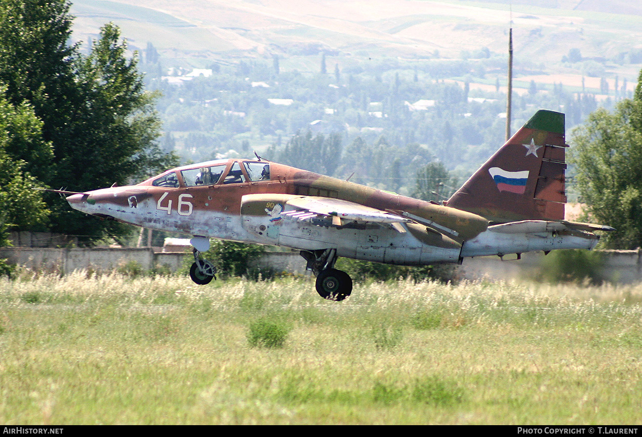 Aircraft Photo of 46 white | Sukhoi Su-25UB | Russia - Air Force | AirHistory.net #220180