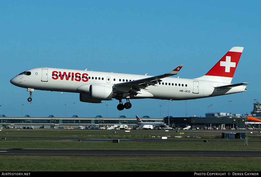 Aircraft Photo of HB-JCQ | Airbus A220-371 (BD-500-1A11) | Swiss International Air Lines | AirHistory.net #220197
