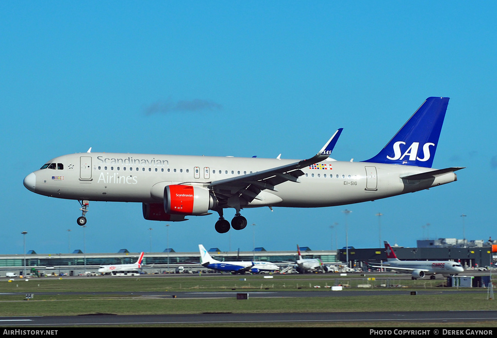 Aircraft Photo of EI-SIG | Airbus A320-251N | Scandinavian Airlines - SAS | AirHistory.net #220206