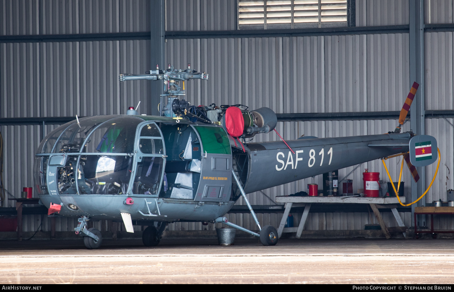 Aircraft Photo of SAF811 | Hindustan SA-316B Chetak | Suriname - Air Force | AirHistory.net #220220