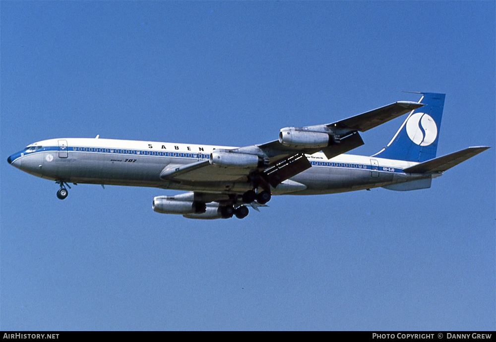 Aircraft Photo of OO-SJD | Boeing 707-329 | Sabena | AirHistory.net #220232