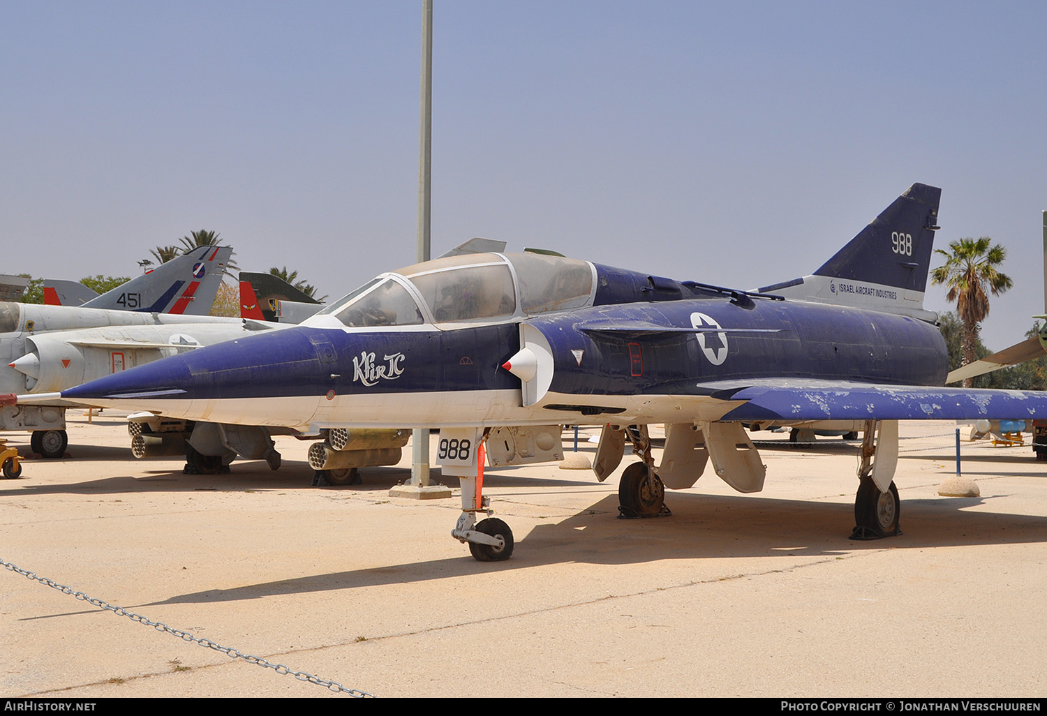 Aircraft Photo of 988 | Israel Aircraft Industries Kfir TC2 | Israel - Air Force | AirHistory.net #220244