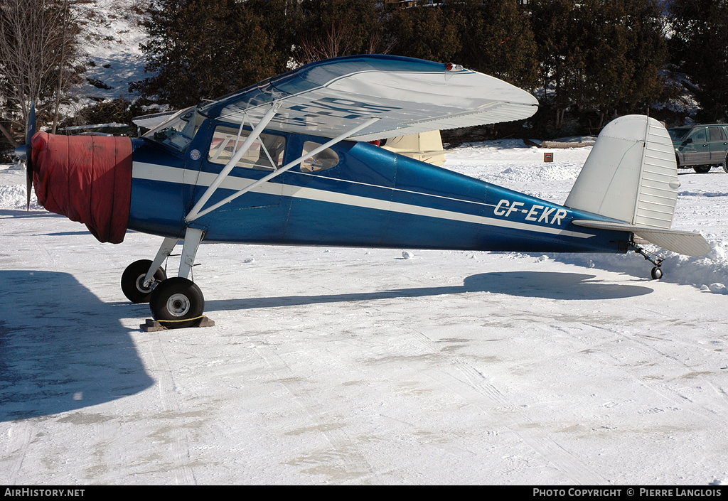 Aircraft Photo of CF-EKR | Cessna 140 | AirHistory.net #220245