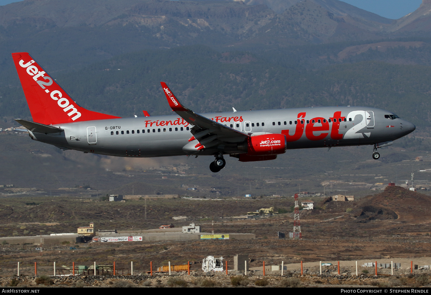 Aircraft Photo of G-DRTU | Boeing 737-86N | Jet2 | AirHistory.net #220264