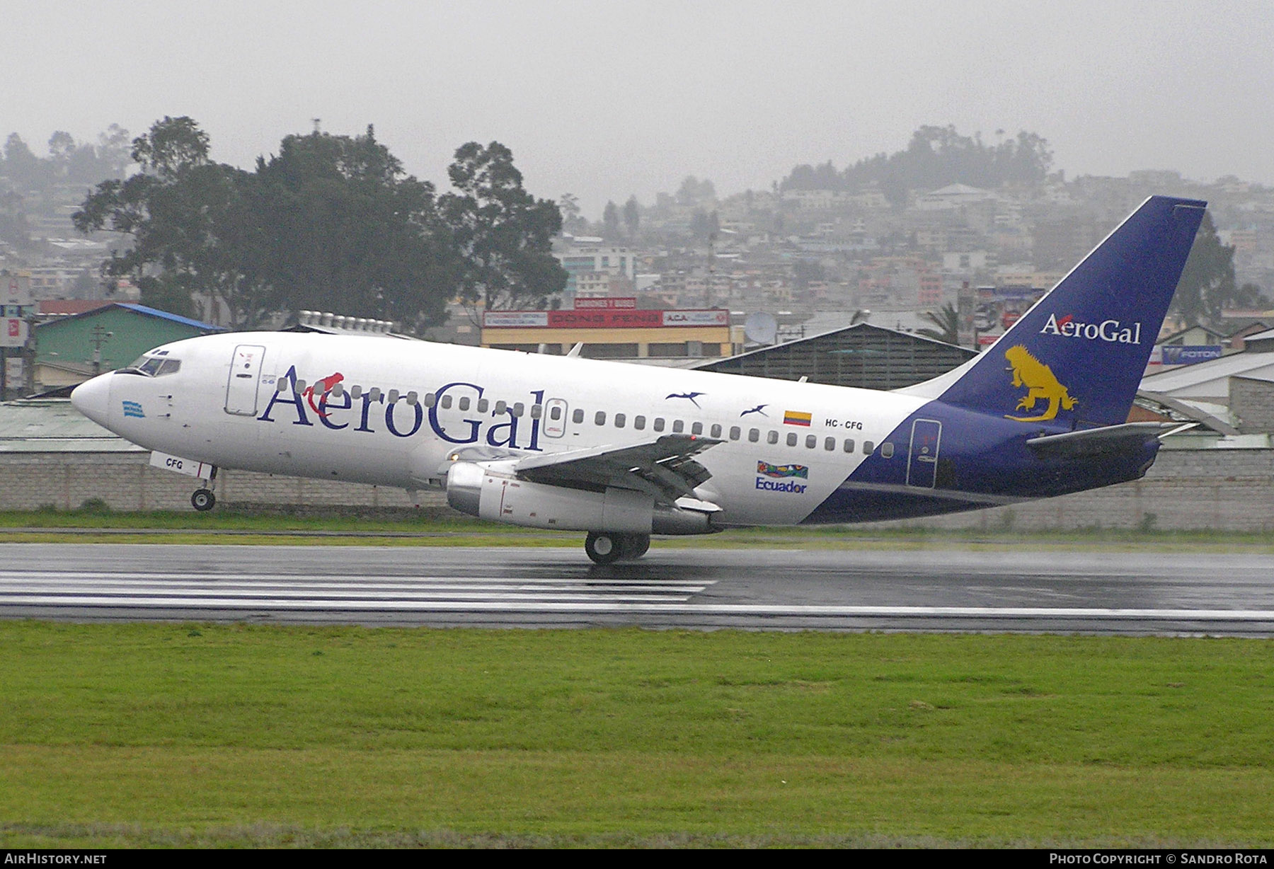 Aircraft Photo of HC-CFG | Boeing 737-281 | AeroGal | AirHistory.net #220274