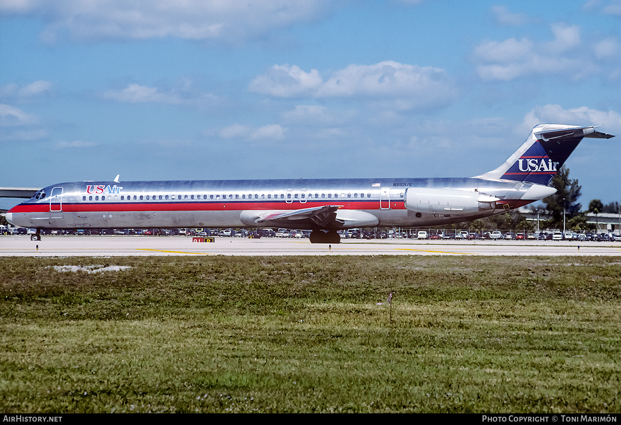 Aircraft Photo of N810US | McDonnell Douglas MD-81 (DC-9-81) | USAir | AirHistory.net #220277