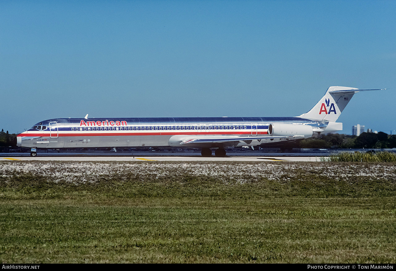 Aircraft Photo of N447AA | McDonnell Douglas MD-82 (DC-9-82) | American Airlines | AirHistory.net #220286