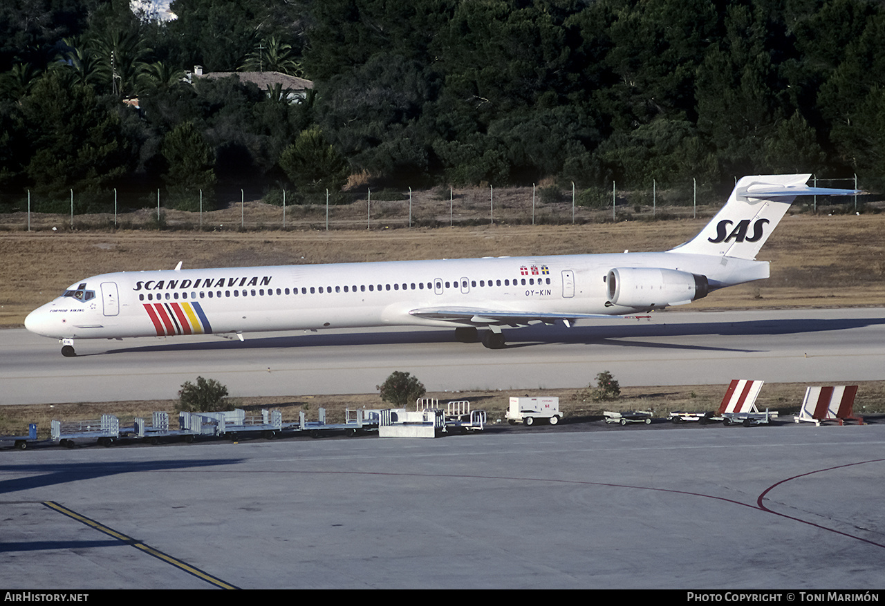 Aircraft Photo of OY-KIN | McDonnell Douglas MD-90-30 | Scandinavian Airlines - SAS | AirHistory.net #220290